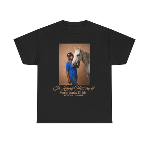 Copy of Memorial Photo T-Shirt — "In Loving Memory of Muriel Louise Smith" Tribute Tee
