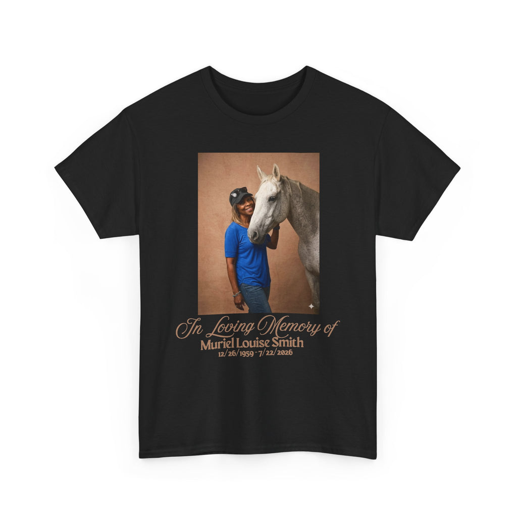Copy of Memorial Photo T-Shirt — "In Loving Memory of Muriel Louise Smith" Tribute Tee