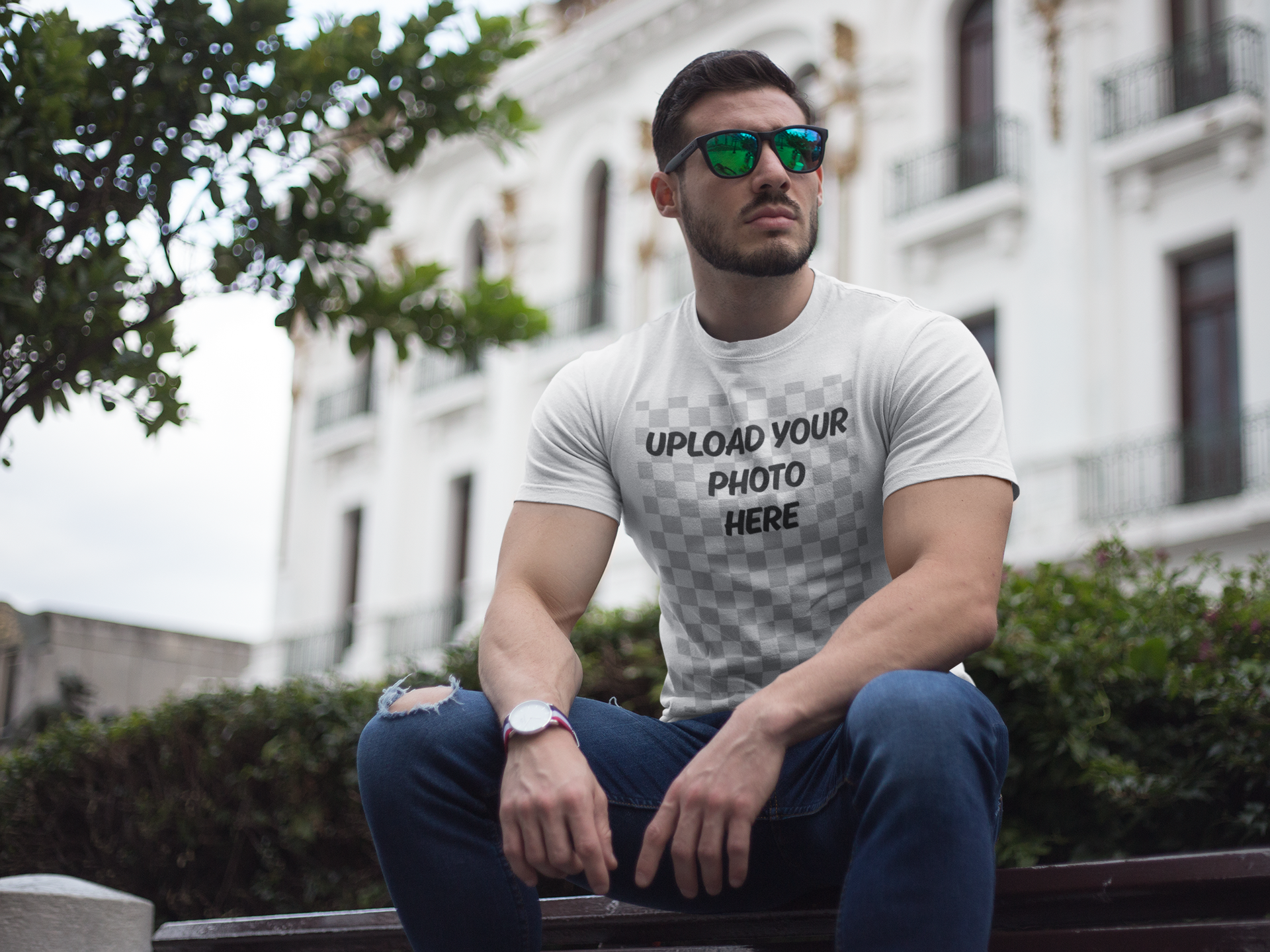 Custom Photo T-Shirt — Personalized Front & Back Print Tee