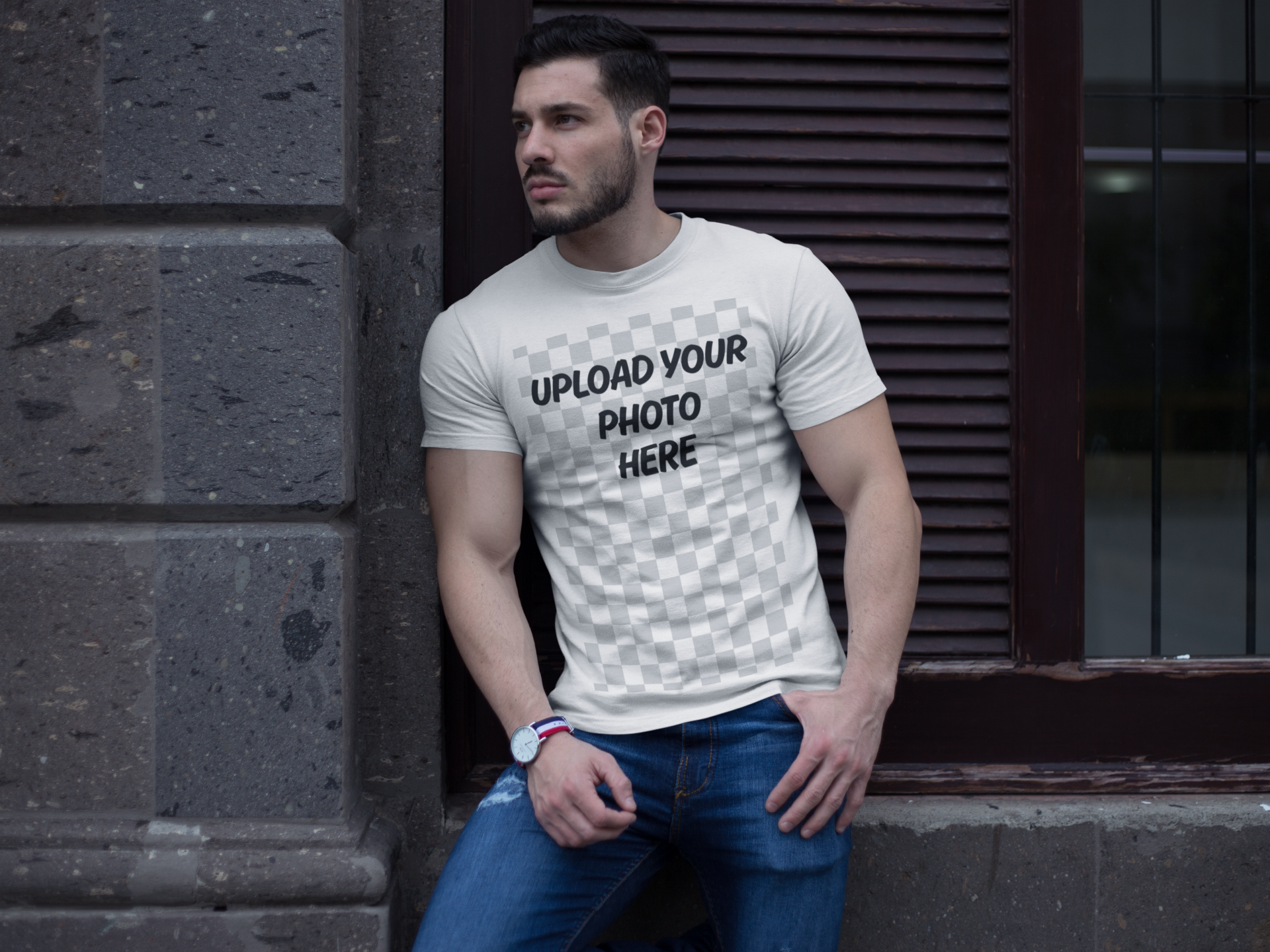 Custom Photo T-Shirt — Personalized Front & Back Print Tee