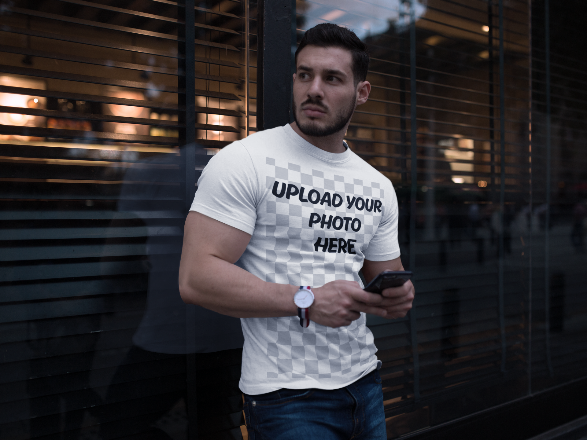 Custom Photo T-Shirt — Personalized Front & Back Print Tee