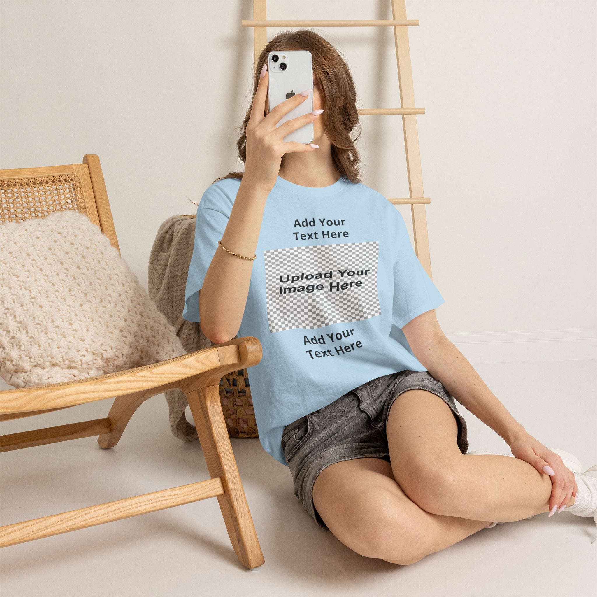 Custom Photo T-Shirt — Personalized Front & Back Print Tee