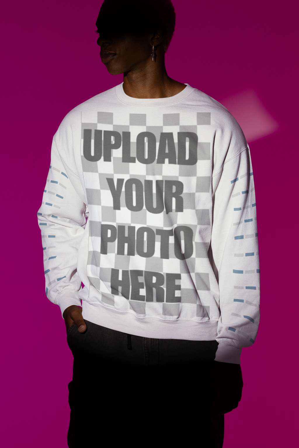 "Print It Your Way" Customizable Graphic Pullover Sweatshirts