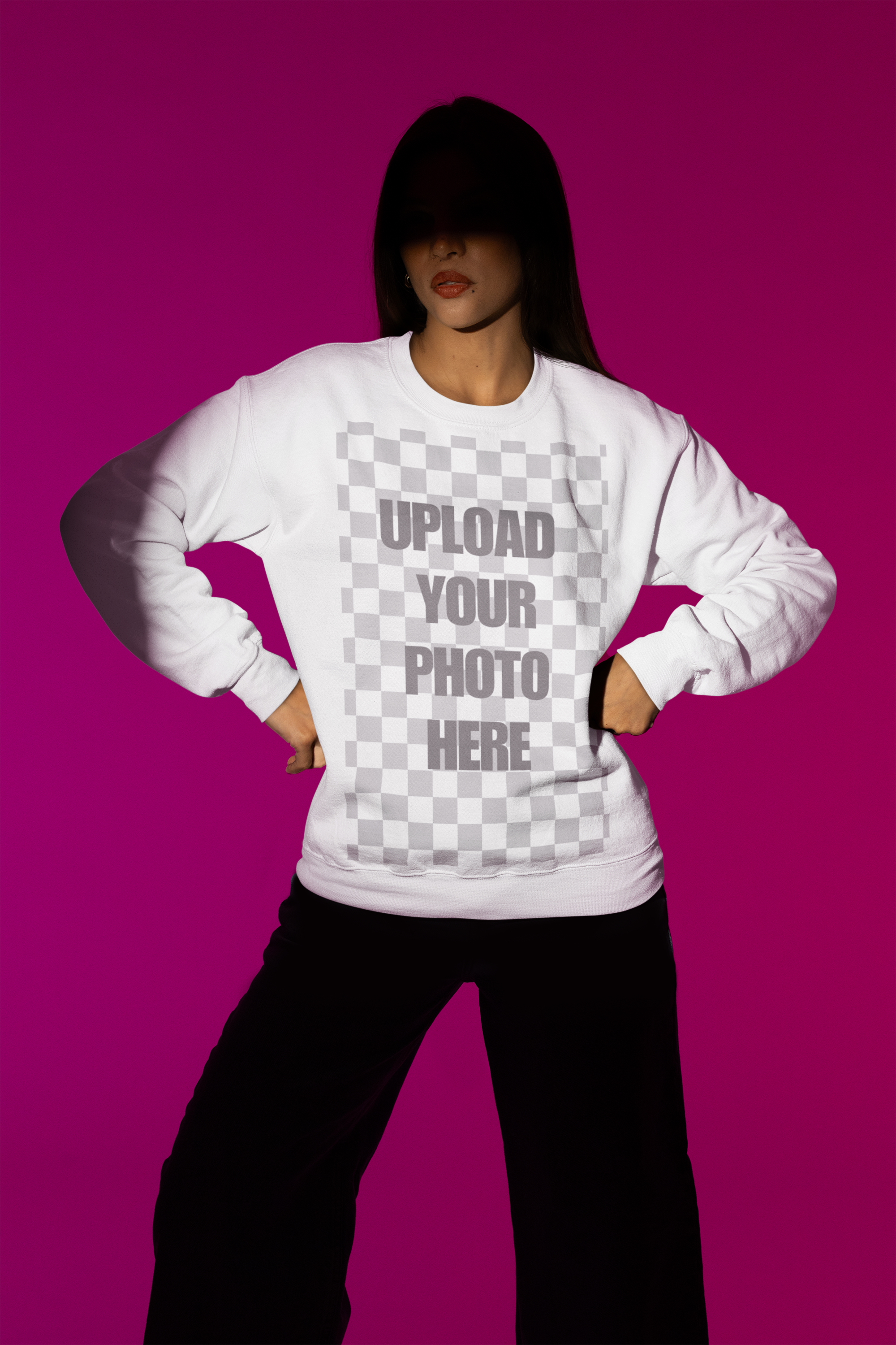 "Print It Your Way" Customizable Graphic Pullover Sweatshirts