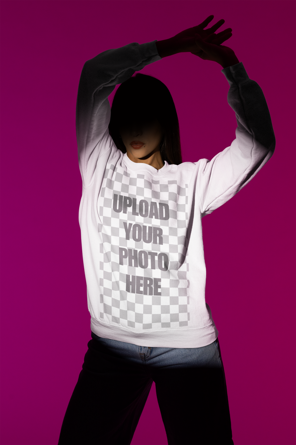 "Print It Your Way" Customizable Graphic Pullover Sweatshirts