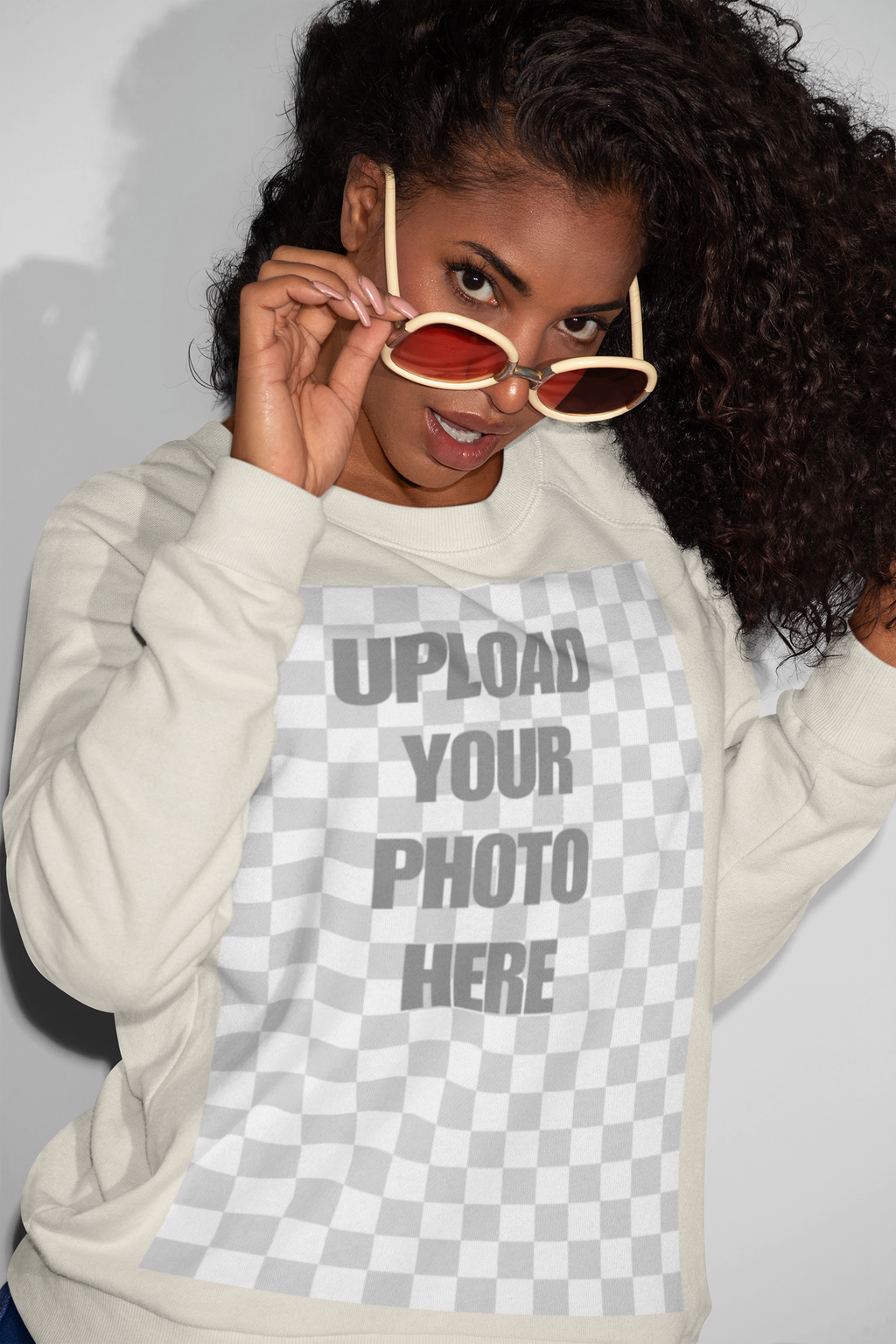 "Print It Your Way" Customizable Graphic Pullover Sweatshirts