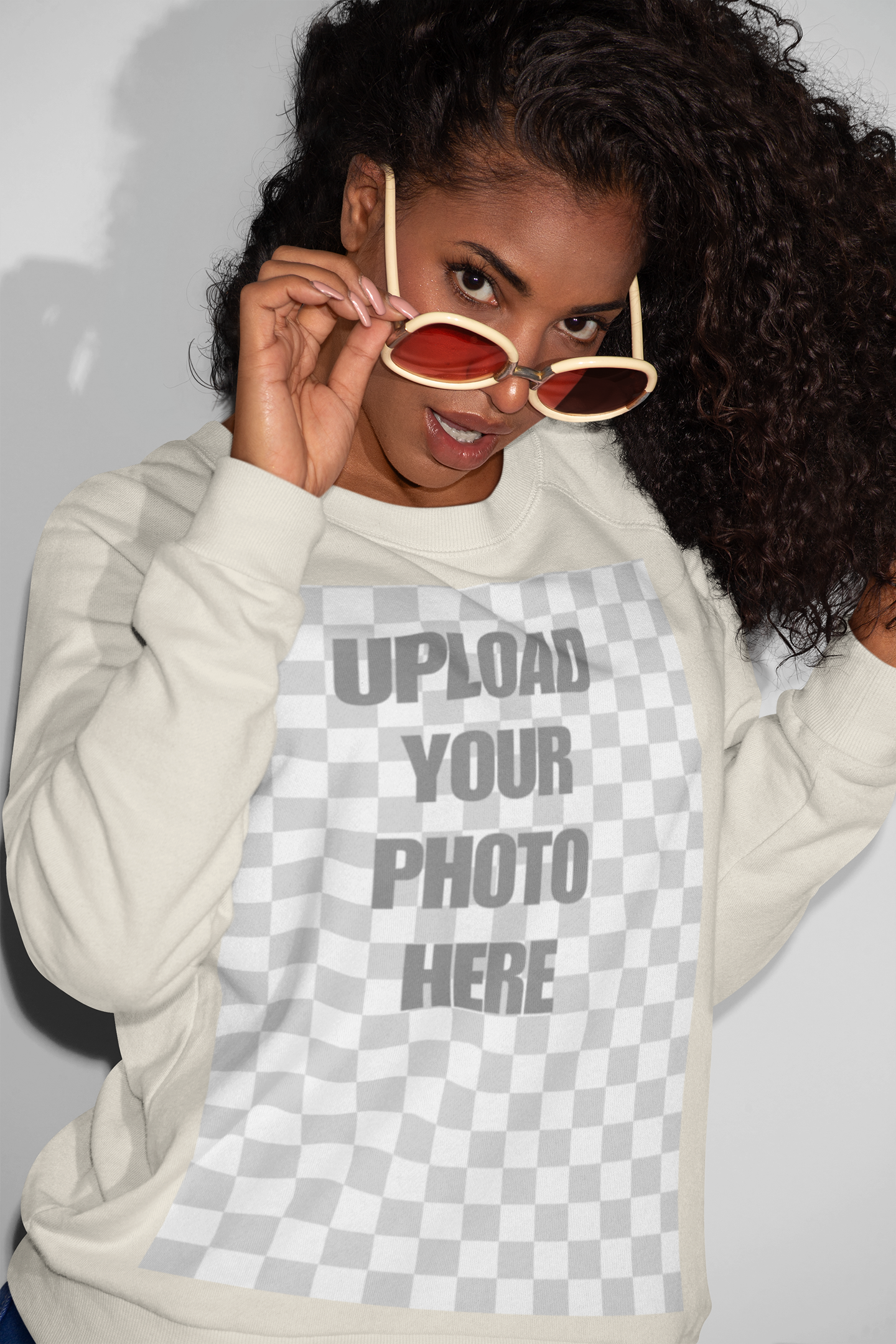 "Print It Your Way" Customizable Graphic Pullover Sweatshirts